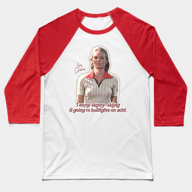Lacey Underall Enjoys... Baseball T-Shirt by darklordpug
